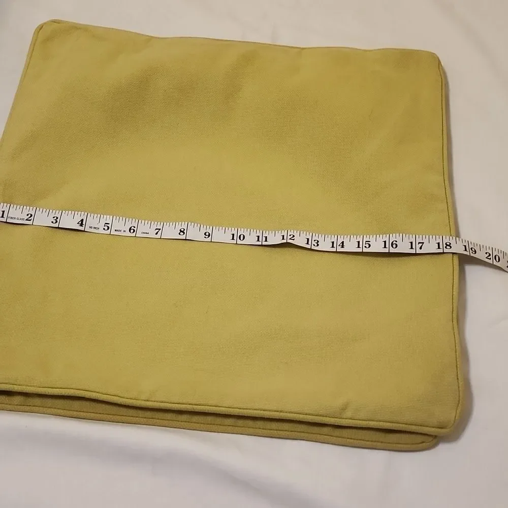 - 3 Pottery Barn throw pillows‎ coves 18x18”